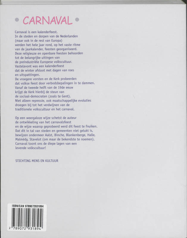 Carnaval achterkant