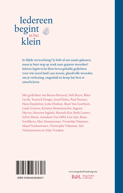 Iedereen begint in het klein achterkant