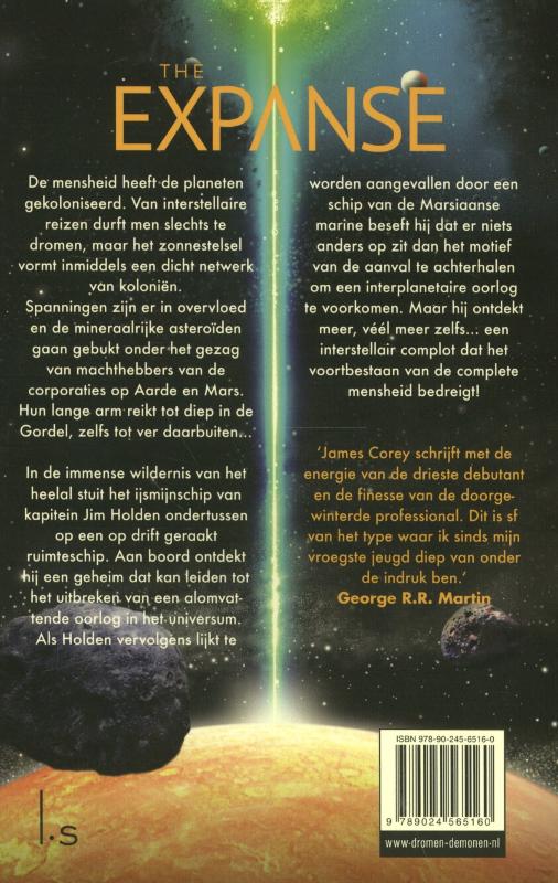 Leviathan ontwaakt / The Expanse / 1 achterkant