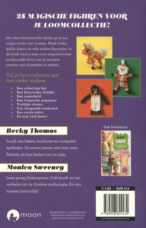 Magic Loom; magische figuren achterkant