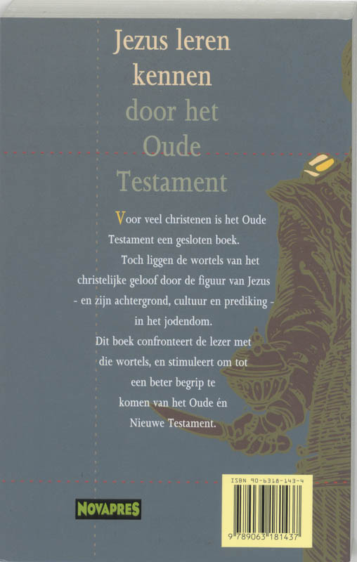 Jezus leren kennen door het Oude Testament achterkant
