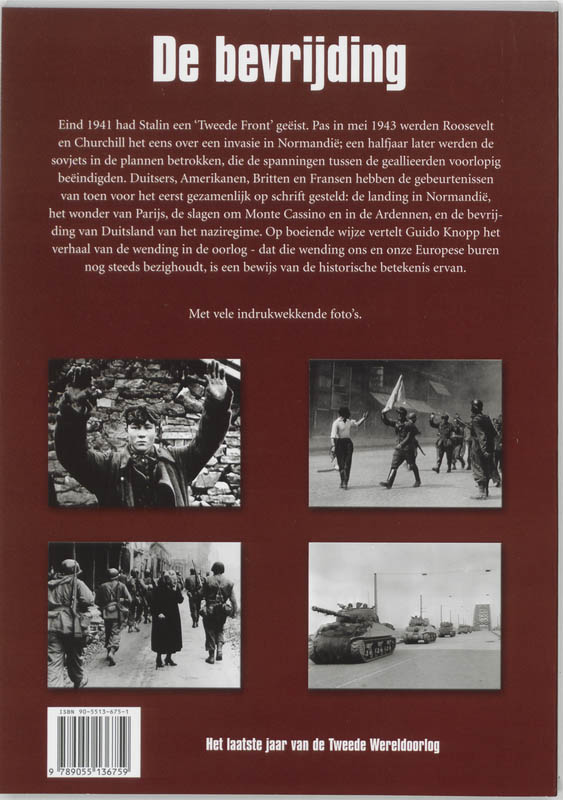 De bevrijding, Het einde van de oorlog in Europa achterkant