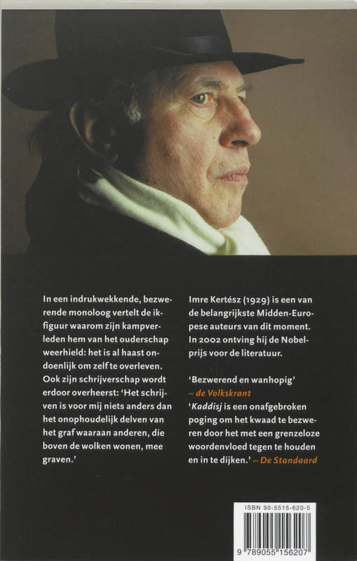 Kaddisj Voor Een Niet Geboren Kind achterkant