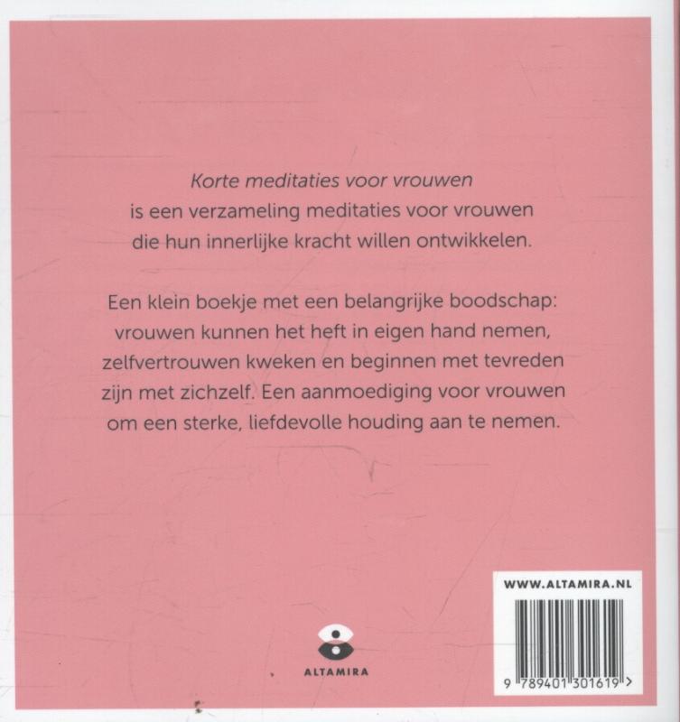 Korte meditaties voor vrouwen achterkant
