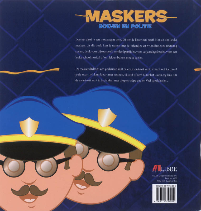 Maskers, Boeven en Politie achterkant
