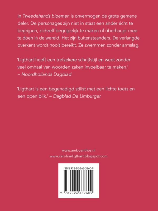 Tweedehands bloemen achterkant