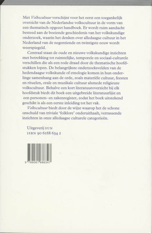 Volkscultuur achterkant