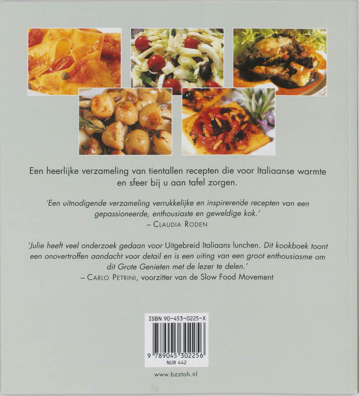 Uitgebreid Italiaans Lunchen achterkant