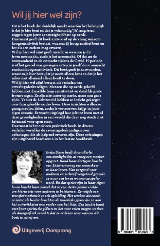 Wil jij hier wel zijn? achterkant