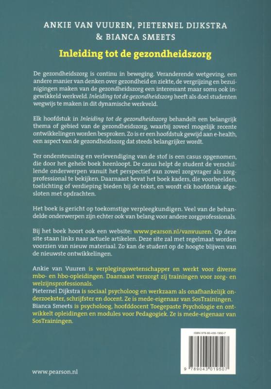 Inleiding tot de gezondheidszorg achterkant