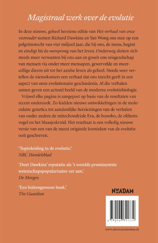 Het verhaal van onze voorouder achterkant