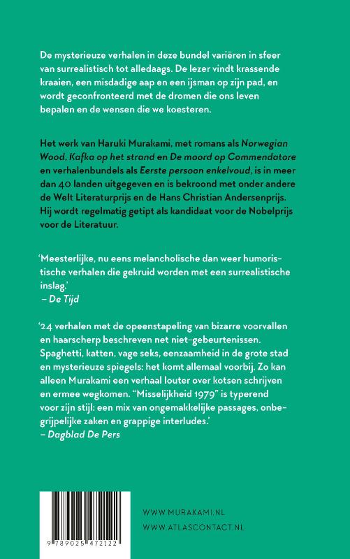 Blinde wilg, slapende vrouw achterkant