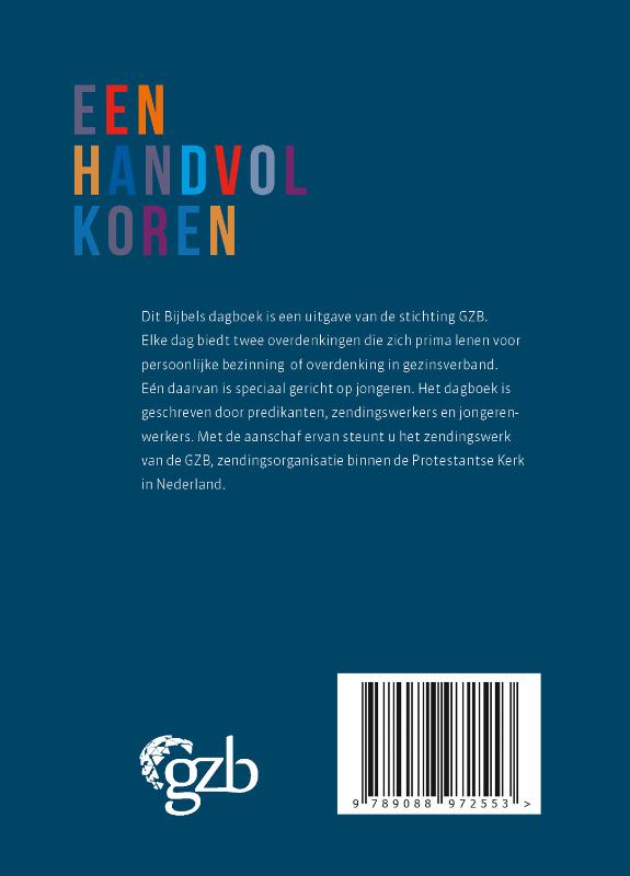 Een handvol koren  achterkant