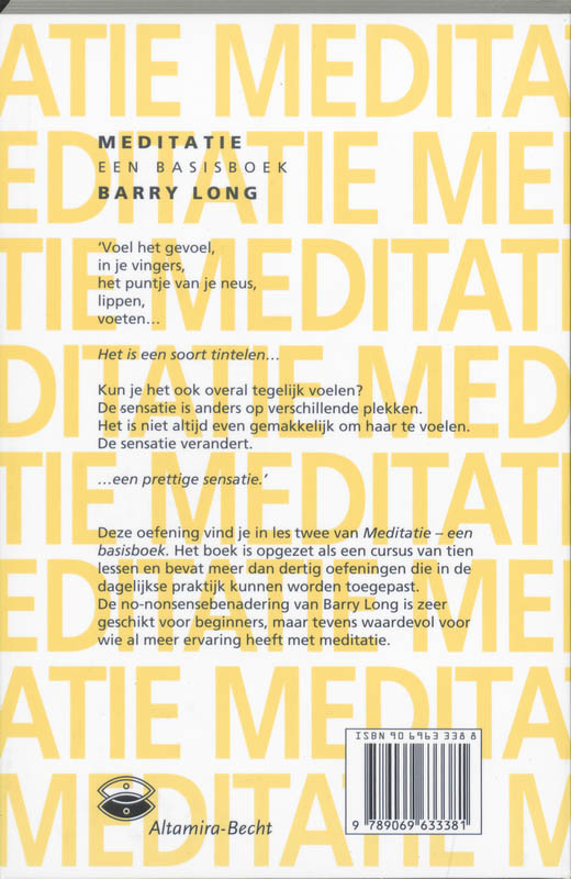 Meditatie Basisboek achterkant