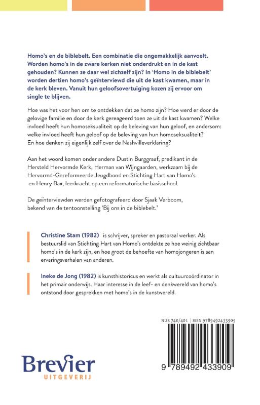 Homo in de biblebelt achterkant