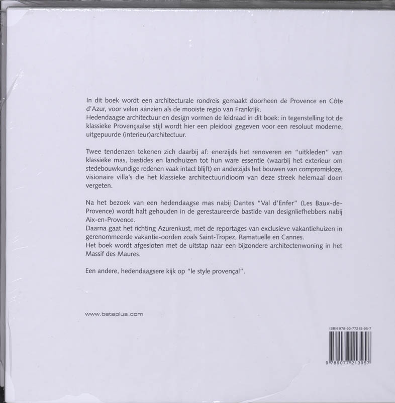 Hedendaags wonen in Provence en Cote d Azur achterkant