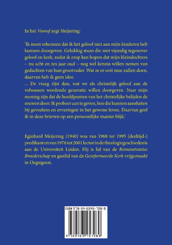 Brieven aan mijn kleinkinderen achterkant