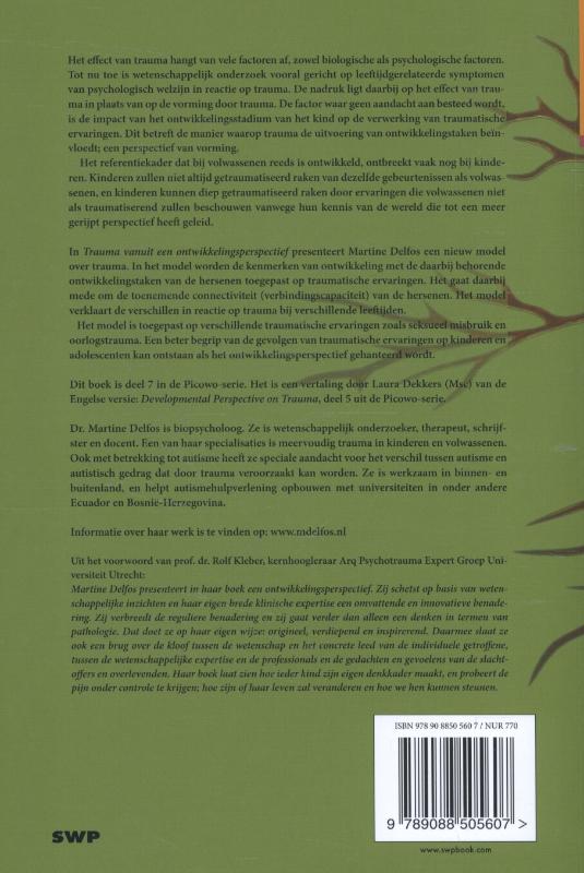 Trauma vanuit een ontwikkelingsperspectief achterkant
