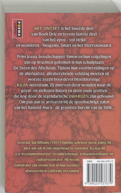 De Groene Engeltoren / 2 Het ontzet / Heugenis, smart en het sterrenzwaard / 4 achterkant