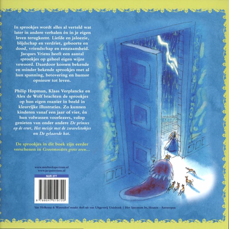 De allerleukste sprookjes van Jacques Vriens achterkant