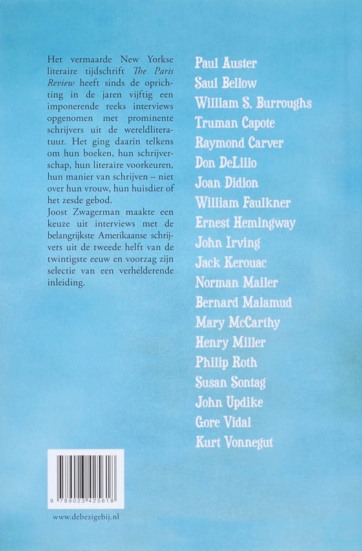 De ontdekking van de literatuur achterkant