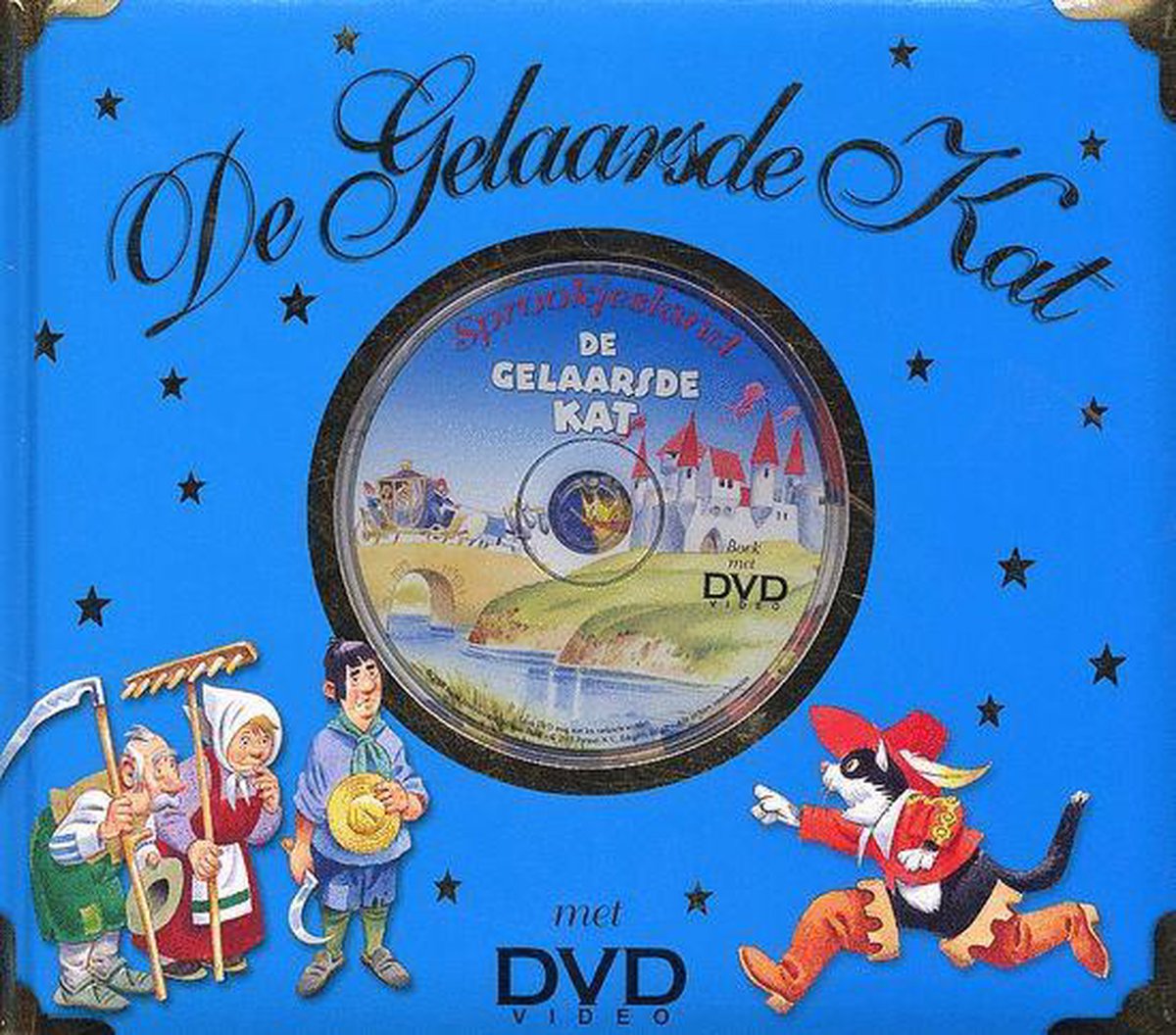 Dvd boek: de gelaarsde kat