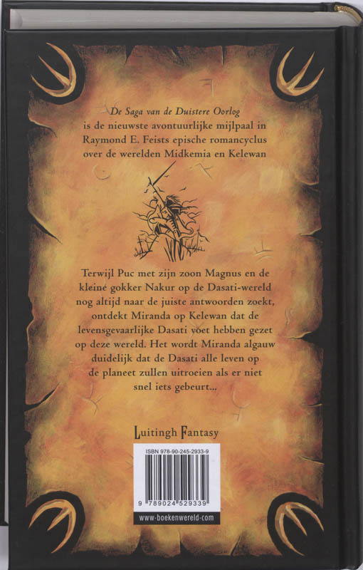 De saga van de duistere oorlog 3 - De toorn van een waanzinnige God achterkant