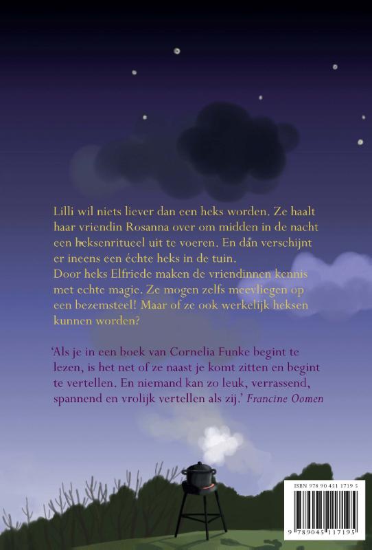 Twee wilde kleine heksen achterkant