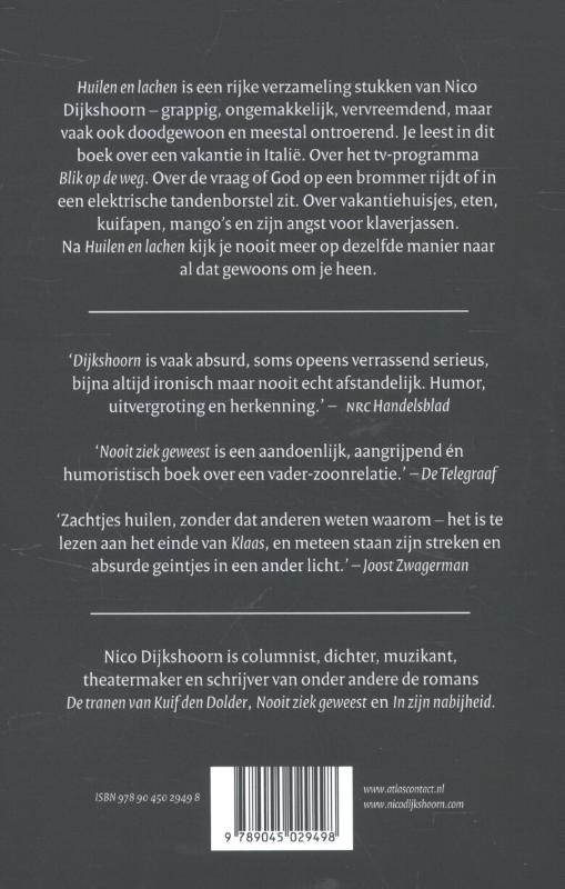 Huilen en lachen achterkant