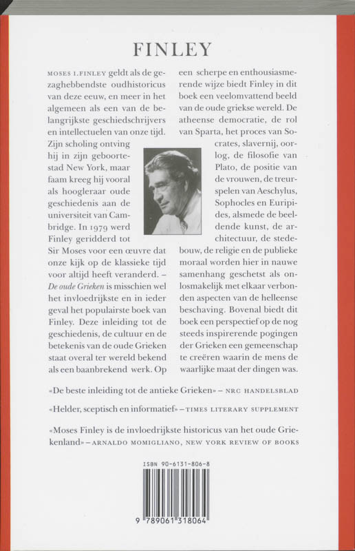 De oude Grieken achterkant