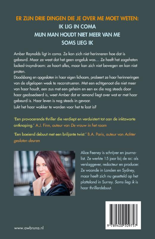 Soms lieg ik achterkant