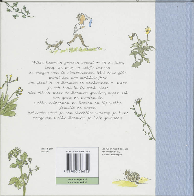 Bloemen Om Je Heen Ontdekken achterkant