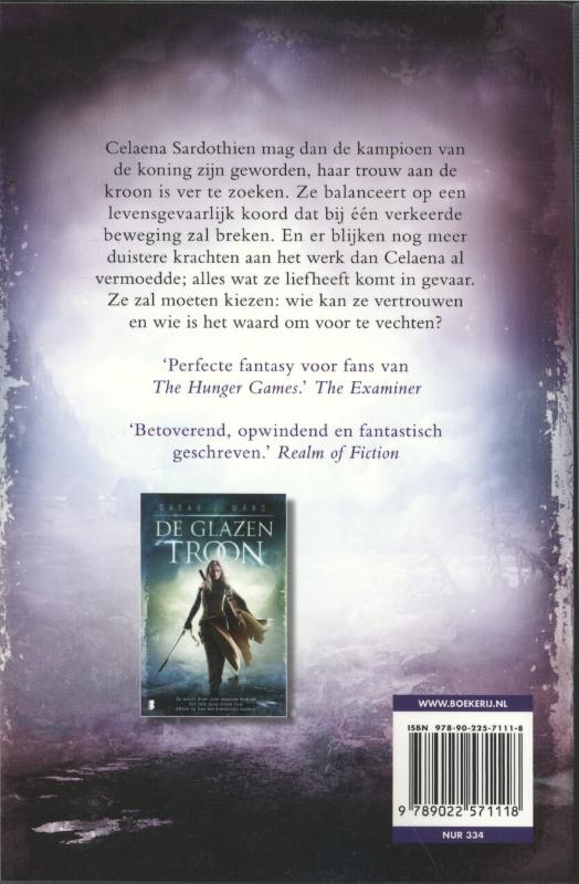 De donkere kroon / Glazen troon / 2 achterkant