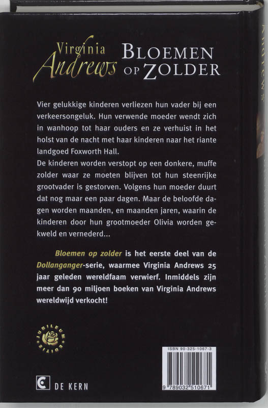 Bloemen Op Zolder achterkant