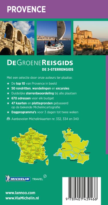 De Groene Reisgids  -   Provence achterkant