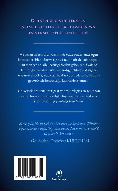 Universele spiritualiteit achterkant