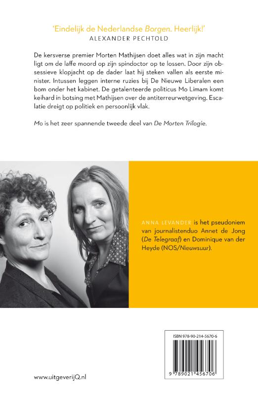Mo / De Morten Trilogie / 2 achterkant