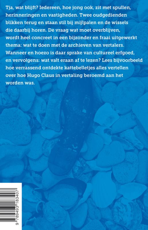Wat blijft? / Filter – Tijdschrift over vertalen achterkant