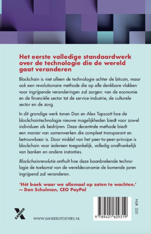 Blockchainrevolutie achterkant