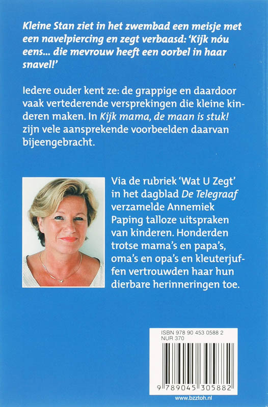 Kijk Mama, De Maan Is Stuk ! achterkant