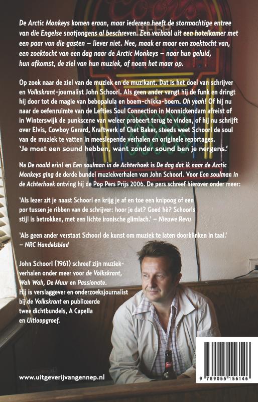 De dag dat ik naar de Arctic Monkeys ging. achterkant