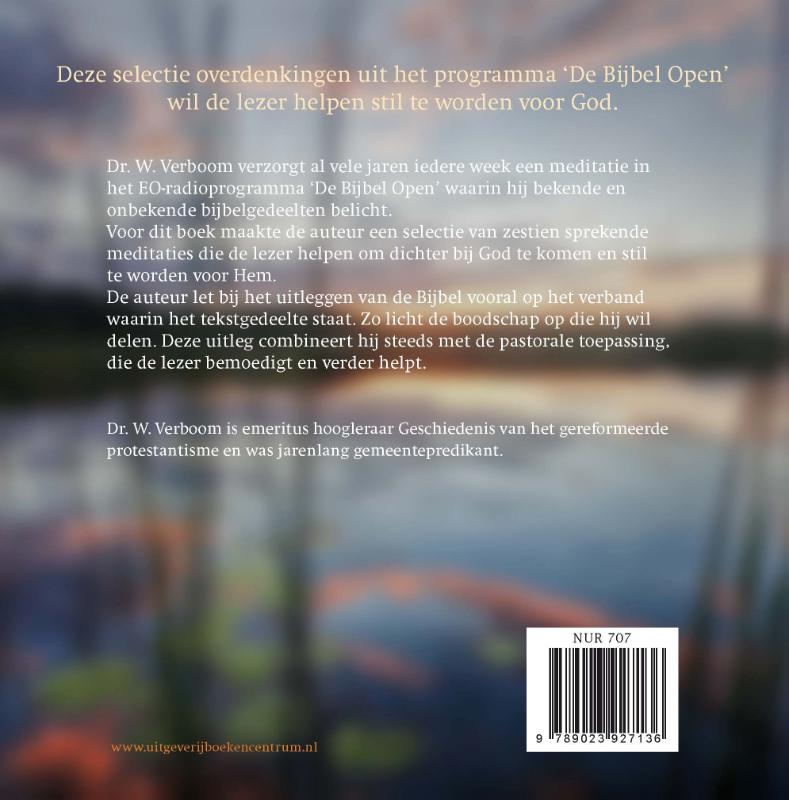 Stil tot God achterkant