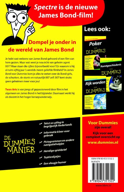 James Bond voor Dummies / Voor Dummies achterkant
