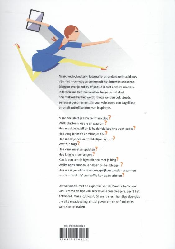 Make it, blog it, share it! achterkant