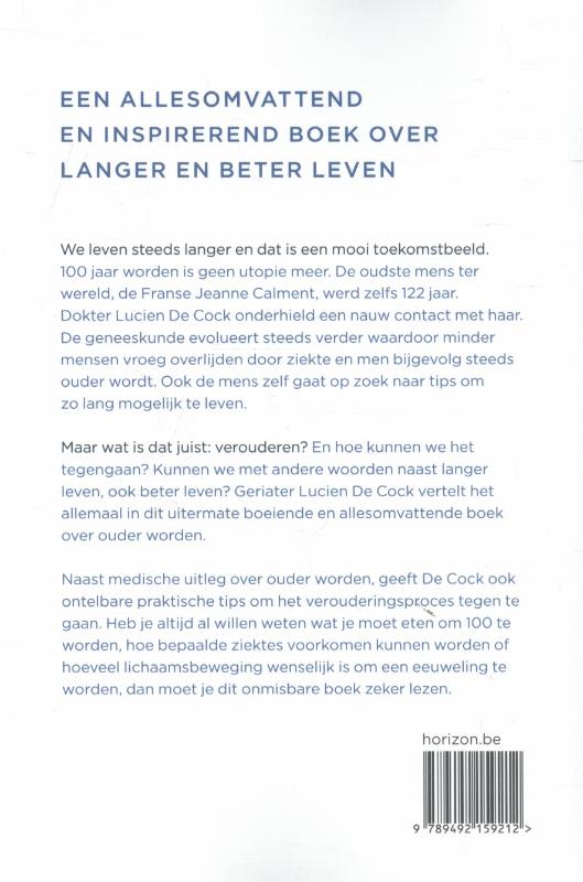 De weg naar 100 en zelfs meer achterkant