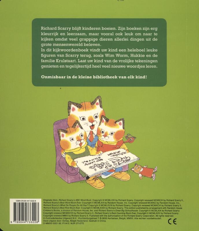 Mijn eerste groot kijkwoordenboek / Richard Scarry achterkant