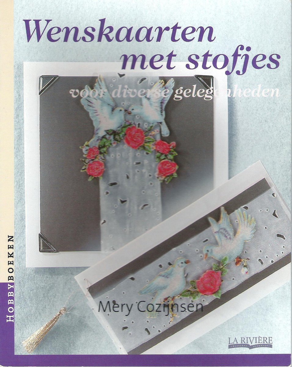 Wenskaarten met stofjes voor diverse gelegenheden / Hobbyboeken