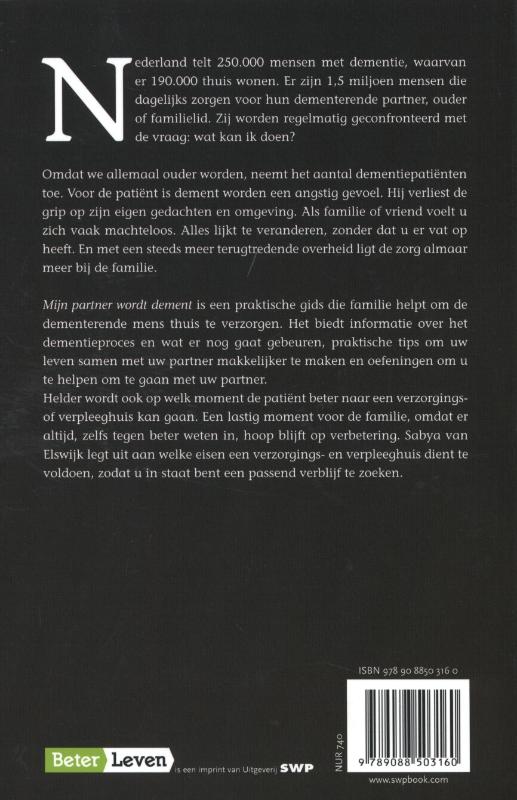 Mijn partner wordt dement achterkant