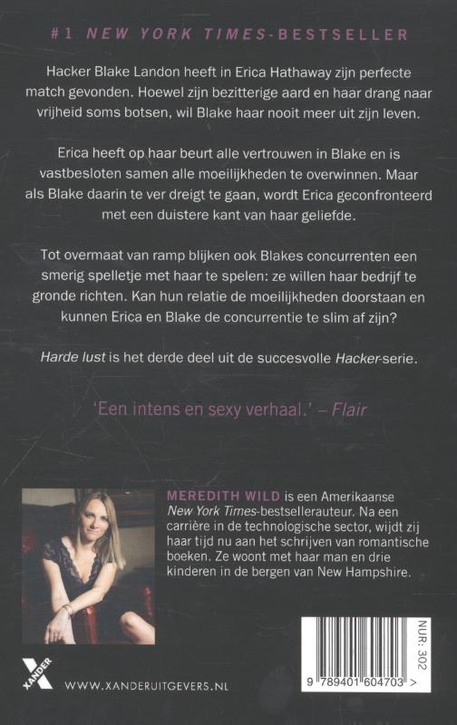 Harde lust / Hacker-serie / 3 achterkant
