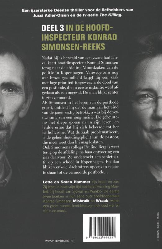 Verraad / Konrad Simonsen-reeks / 3 achterkant